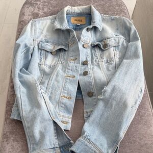Paige Light Blue Denim Jacket XS